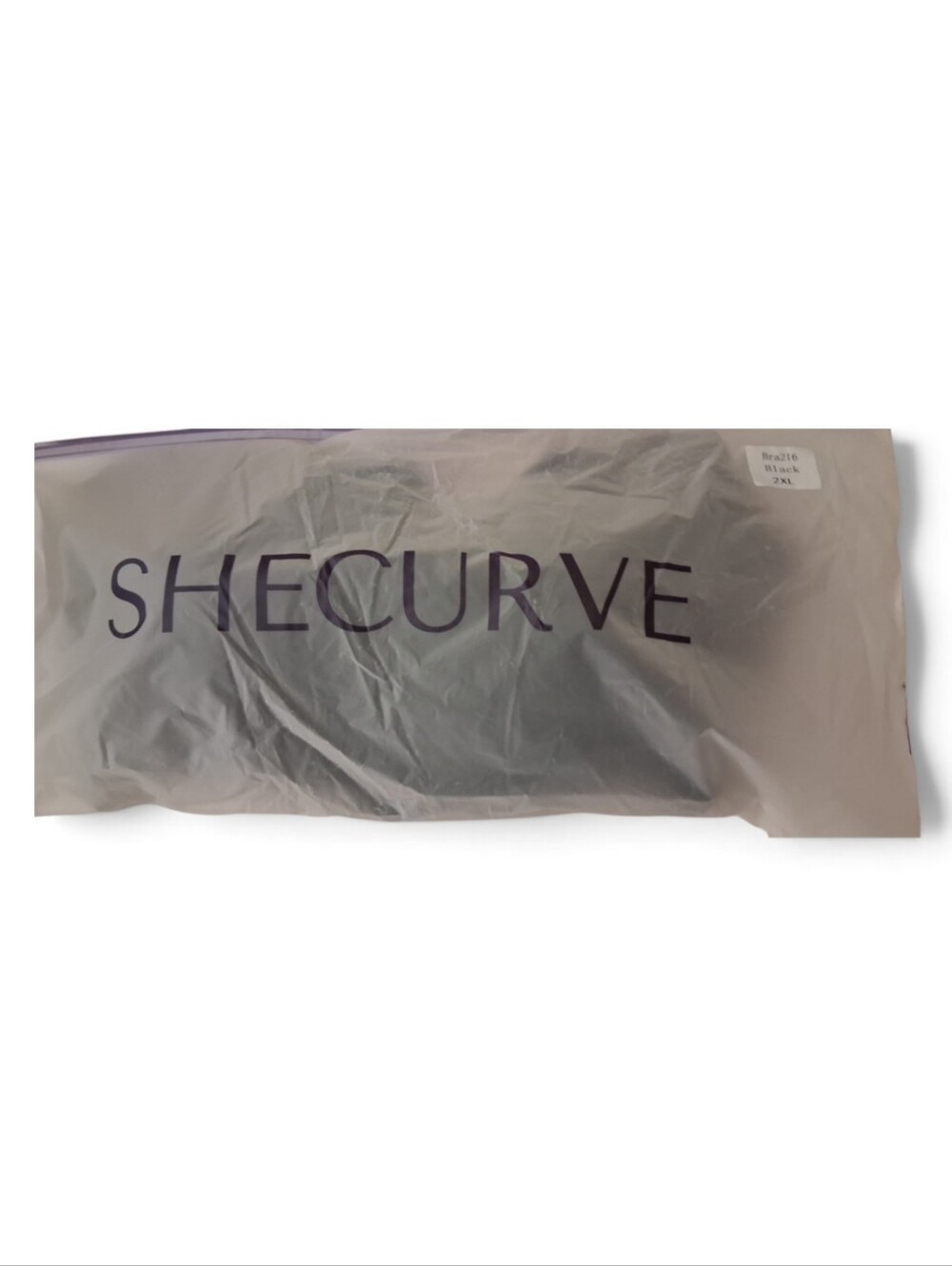 Shecurve Posture Support Wireless Sports Bra - Black
